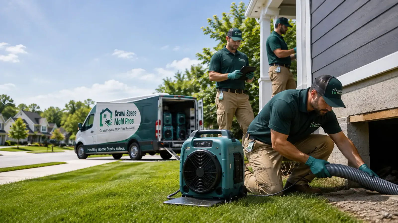 Crawl Space Mold Removal in Riley, KS